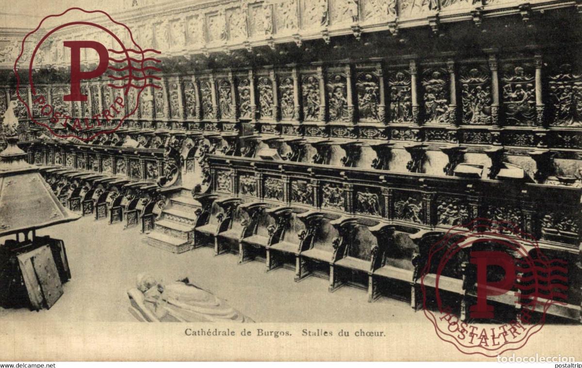 Postais: BURGOS Cathedrale Stalles du Choeur CASTILLA Y LE&Oacute;N SPAIN ESPAGNE