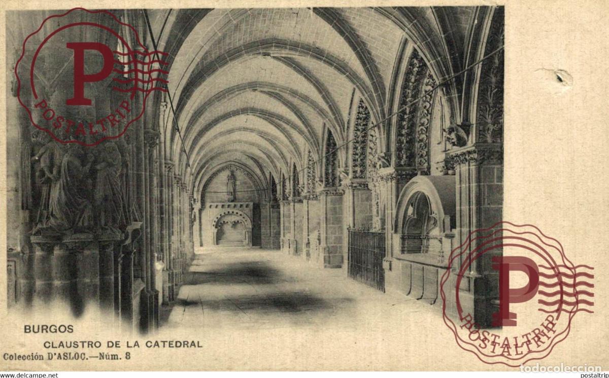 Postales: BURGOS Claustro de la Catedral CASTILLA Y LE&Oacute;N SPAIN ESPAGNE