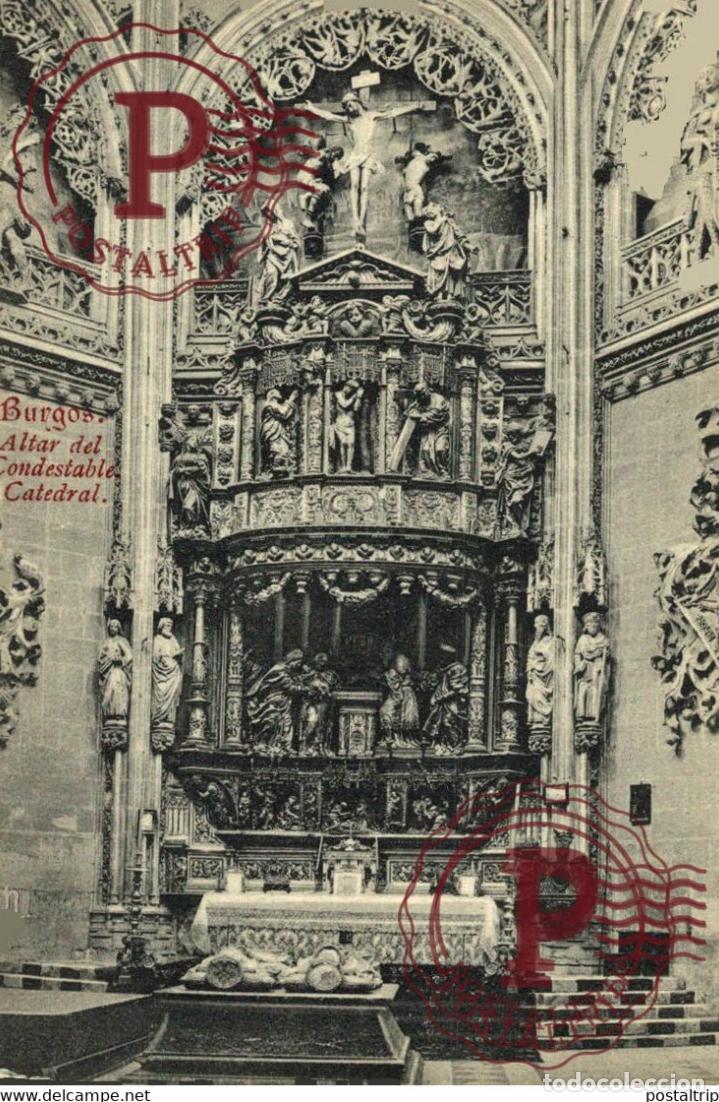 Postales: BURGOS Altar del Condestable CASTILLA Y LE&Oacute;N SPAIN ESPAGNE