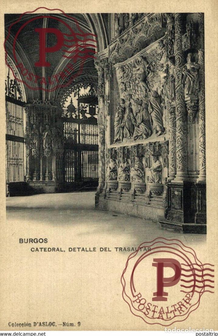 Postales: BURGOS Catedral Detalle del Trasaltar CASTILLA Y LE&Oacute;N SPAIN ESPAGNE