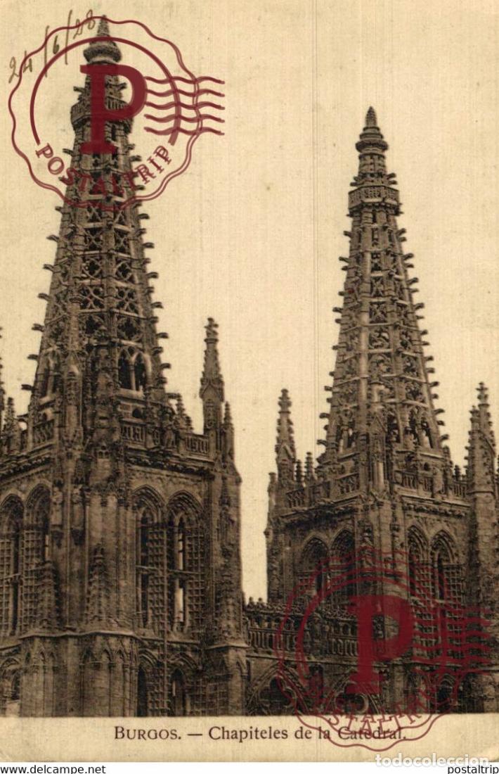 Postales: BURGOS, CHAPITELES DE LA CATEDRAL. CASTILLA Y LE&Oacute;N ESPA&Ntilde;A ESPAGNE