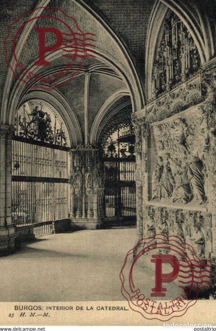 Postales: BURGOS, INTERIOR DE LA CATEDRAL. CASTILLA Y LE&Oacute;N ESPA&Ntilde;A ESPAGNE