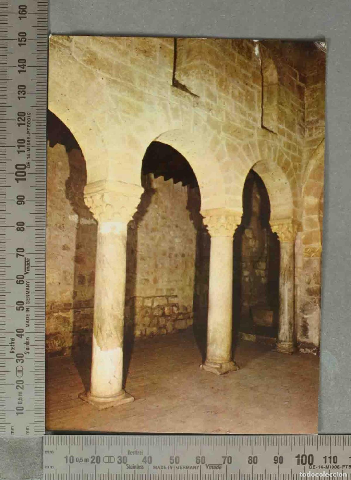 Postales: POSTAL. Palencia - Bas&iacute;lica de San Juan de Ba&ntilde;os - Vista lateral izquierda