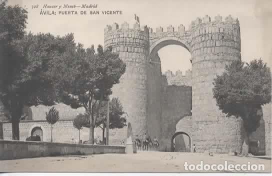 Postales: AVILA PUERTA DE SAN VICENTE SIN ESCRIBIR