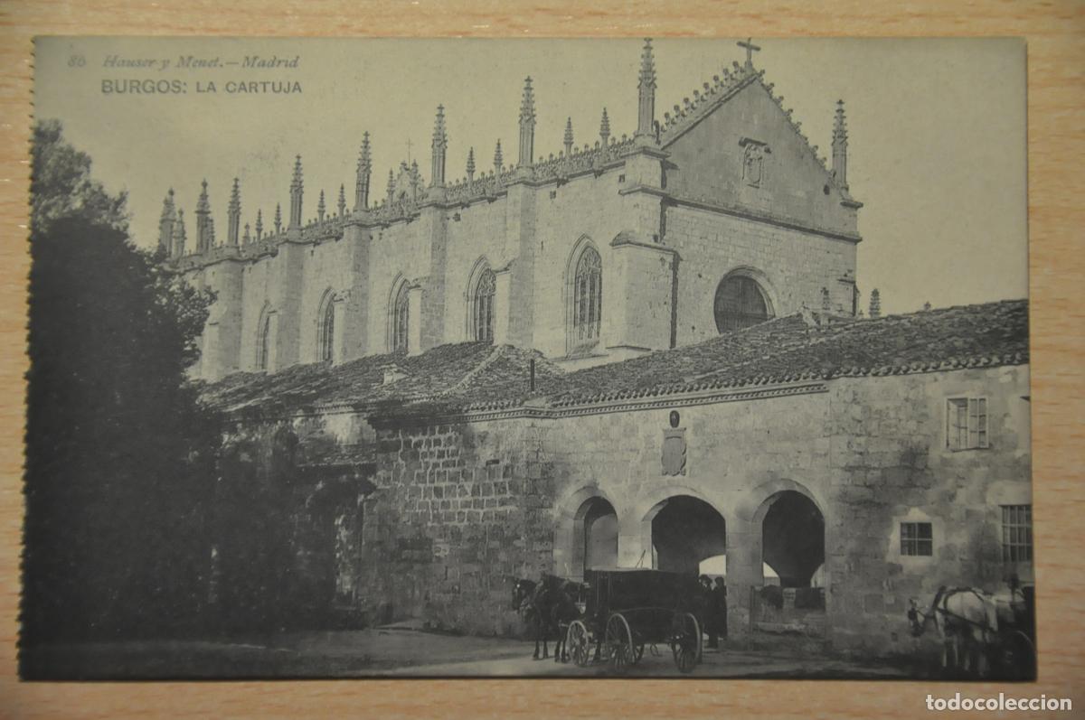 Postales: postal burgos, la cartuja, hauser y menet 86