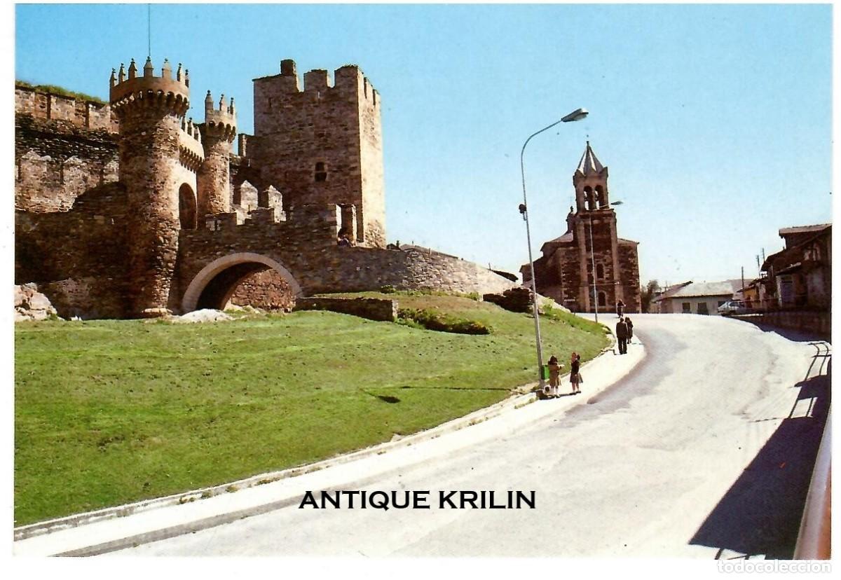 Postales: PONFERRADA N&ordm; 505 CASTILLO DE LOS TEMPLARIOS / EDICIONES ARRIBAS - E. VOCES / SIN FRANQUEAR