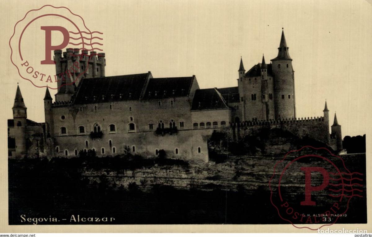 Postales: Segovia Alcazar Castilla y Le&oacute;n. Espa&ntilde;a Spain