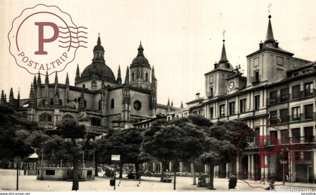 Postales: Segovia Plaza del General Franco Castilla y Le&oacute;n. Espa&ntilde;a Spain
