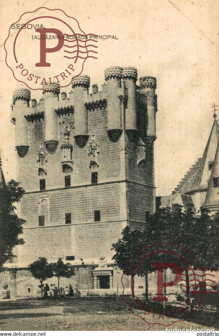 Postales: Segovia Alc&aacute;zar Fachada principal Castilla y Le&oacute;n. Espa&ntilde;a Spain