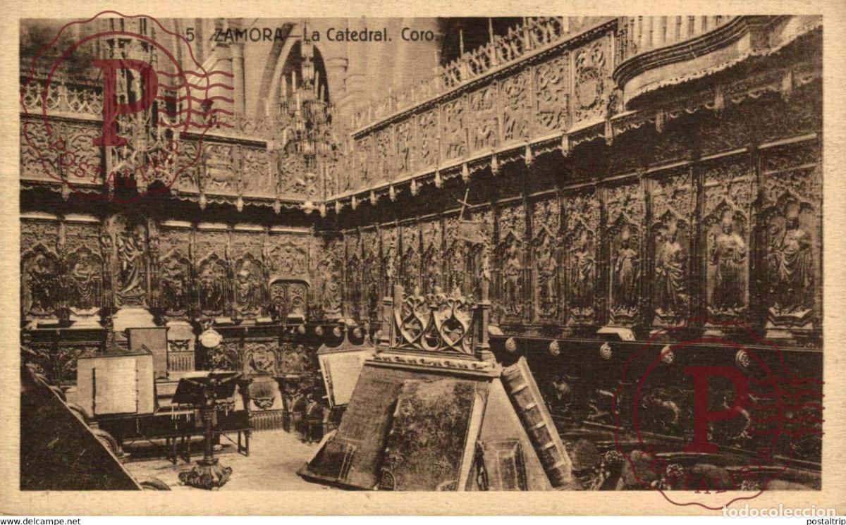 Postales: Zamora La Catedral Coro Castilla y Le&oacute;n. Espa&ntilde;a Spain
