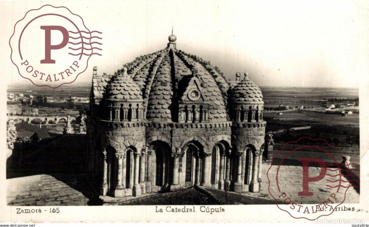 Postales: Zamora C&uacute;pula de la Catedral Castilla y Le&oacute;n. Espa&ntilde;a Spain