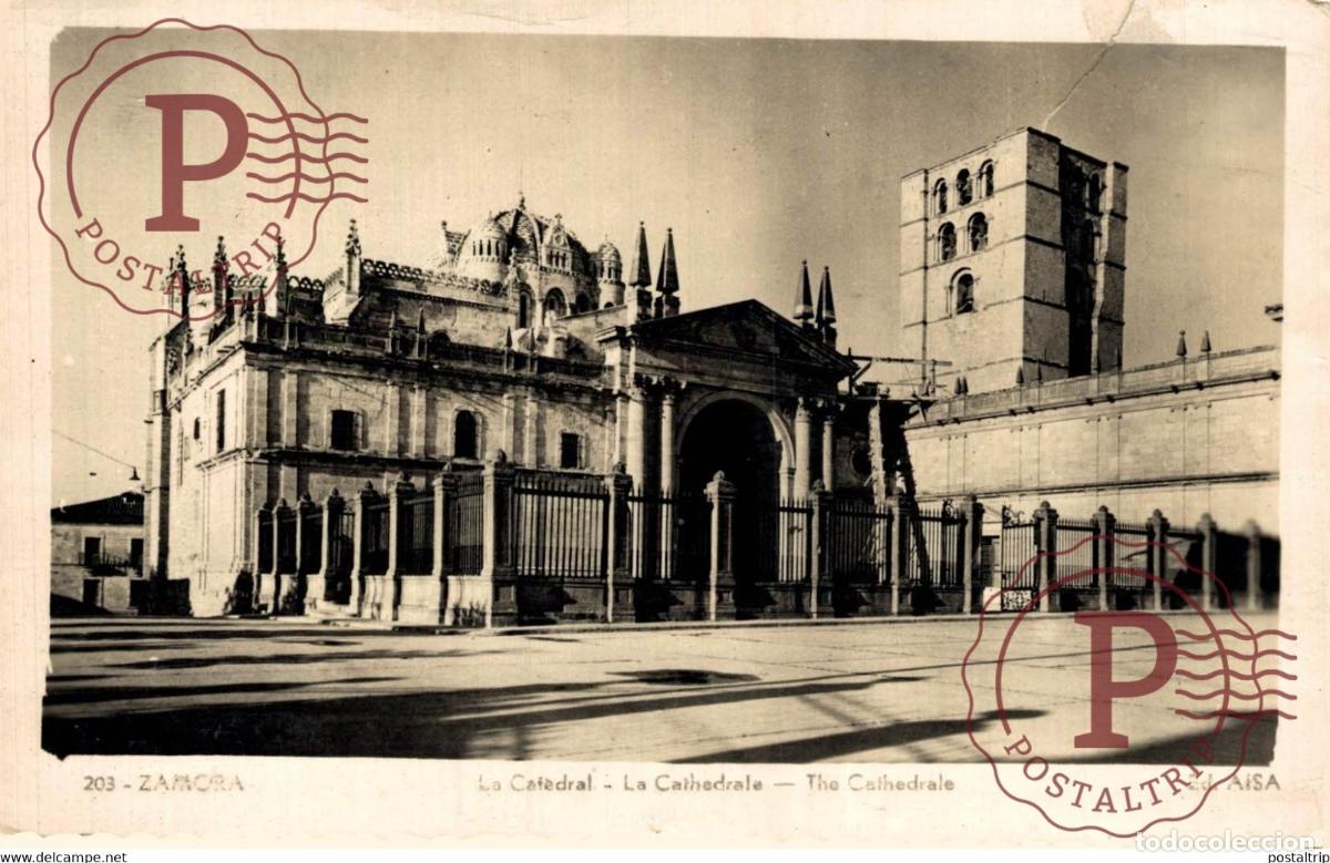 Postales: Zamora La Catedral Castilla y Le&oacute;n. Espa&ntilde;a Spain