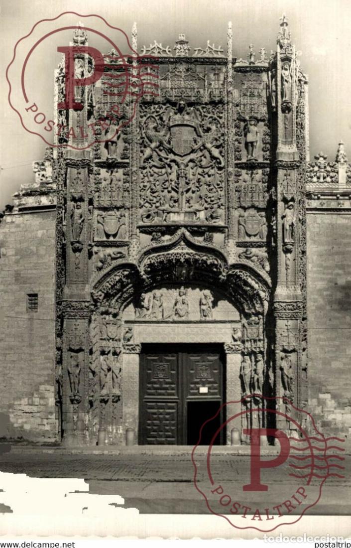 Postales: Valladolid Portada del Colegio de San Gregorio Castilla y Le&oacute;n. Espa&ntilde;a Spain
