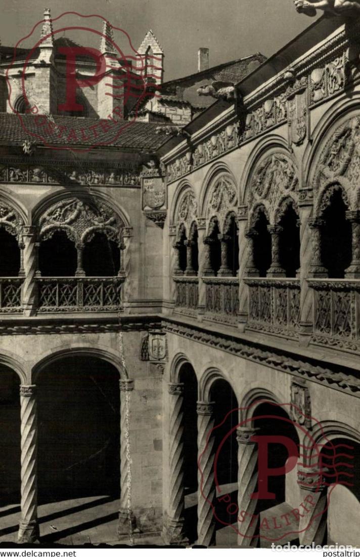 Postales: Valladolid Museo nacional de Escultura Patio del Colegio de San Gregorio Castilla y Le&oacute;n. Espa&ntilde;a Spa