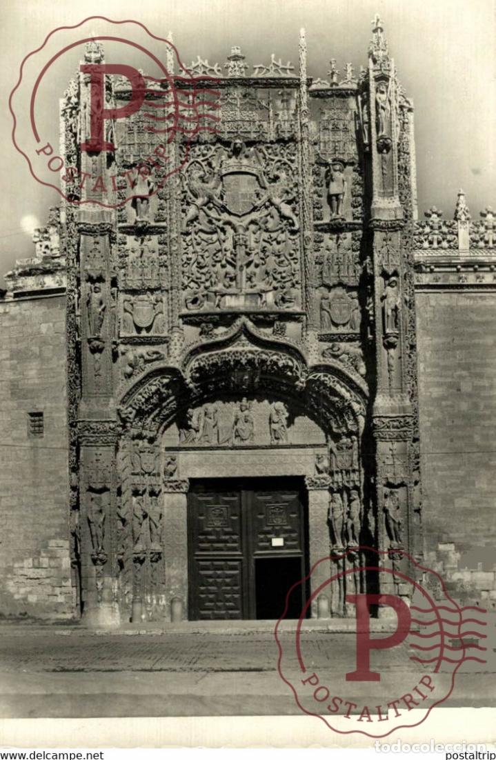 Postales: Valladolid Portada del Colegio de San Gregorio Castilla y Le&oacute;n. Espa&ntilde;a Spain