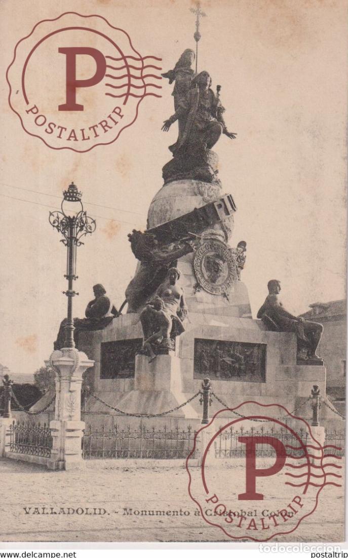 Postales: Valladolid Monumento a Cristobal Col&oacute;n Castilla y Le&oacute;n. Espa&ntilde;a Spain