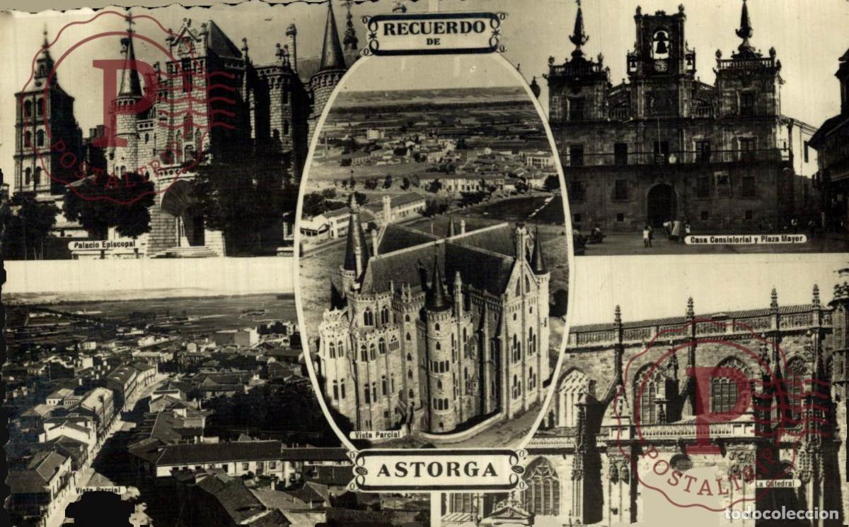 Postales: LE&Oacute;N. RECUERDO DE ASTORGA. Espa&ntilde;a Spain