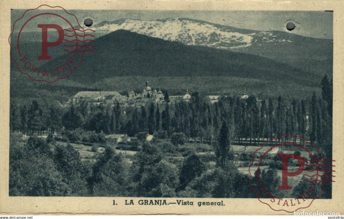 Postales: Segovia La Granja Vista general Castilla y Le&oacute;n. Espa&ntilde;a Spain