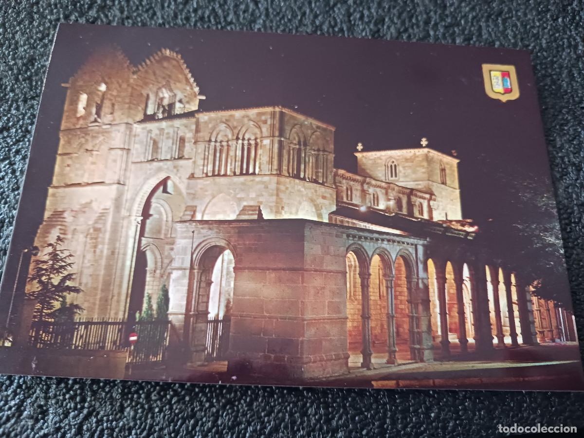 Postales: 21 avila, basilica de san vicente nocturna, ed. dominguez