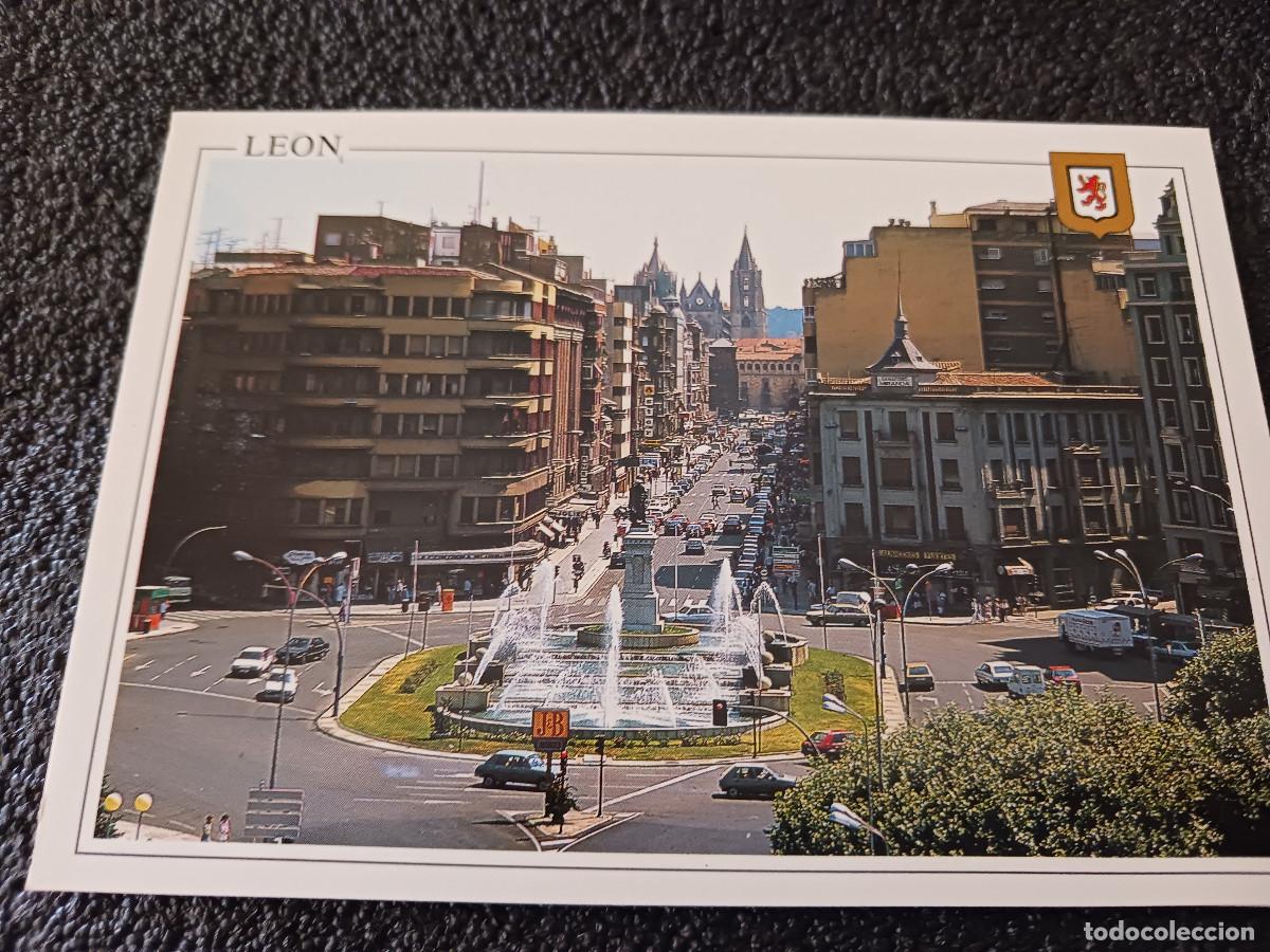 Postales: 128 leon, glorieta de guzman el bueno, ed, subirats