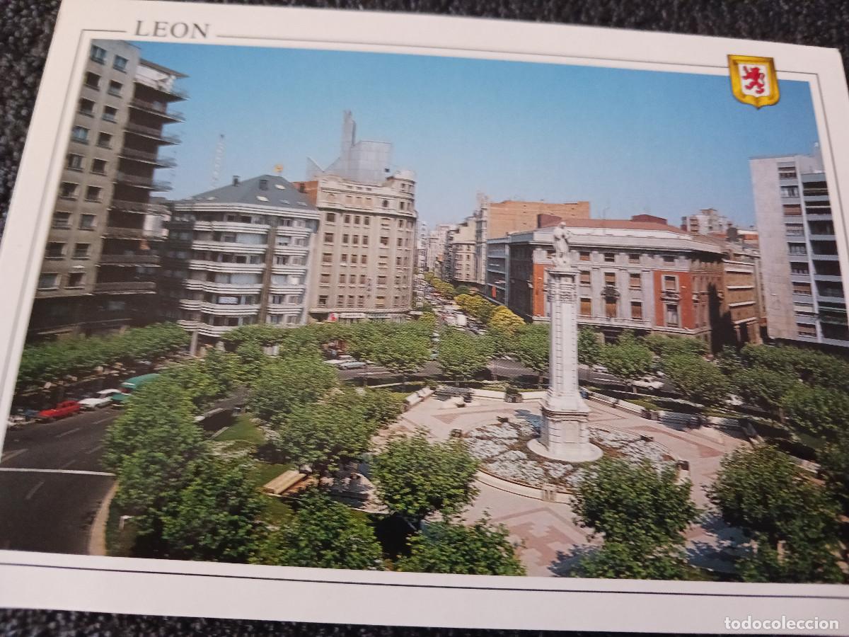 Postales: 129 leon, plaza de calvo sotelo, ed, subirats