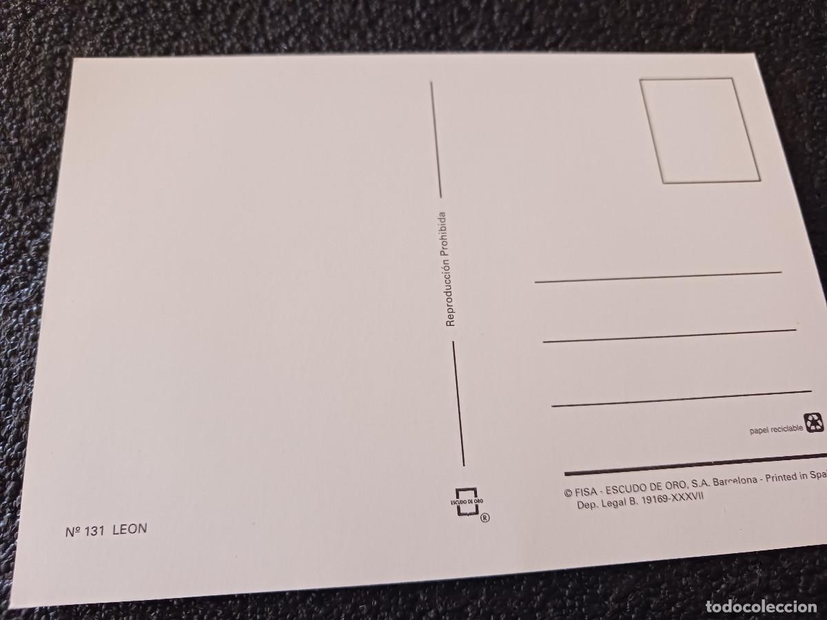 Postales: 131 leon, plano, ed, escudo - Foto 2