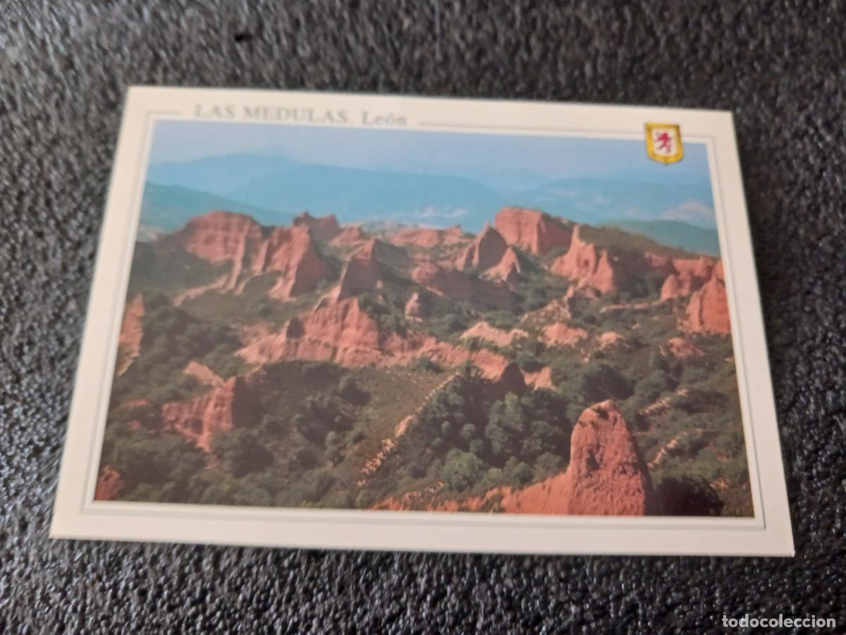 Postales: 130 leon, las medulas, antiguas minas romanas de oro, ed, escudo