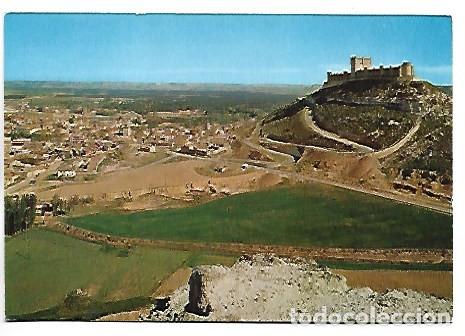 Postales: CASTILLO Y VISTA PARCIAL.- PE&Ntilde;AFIEL / VALLADOLID
