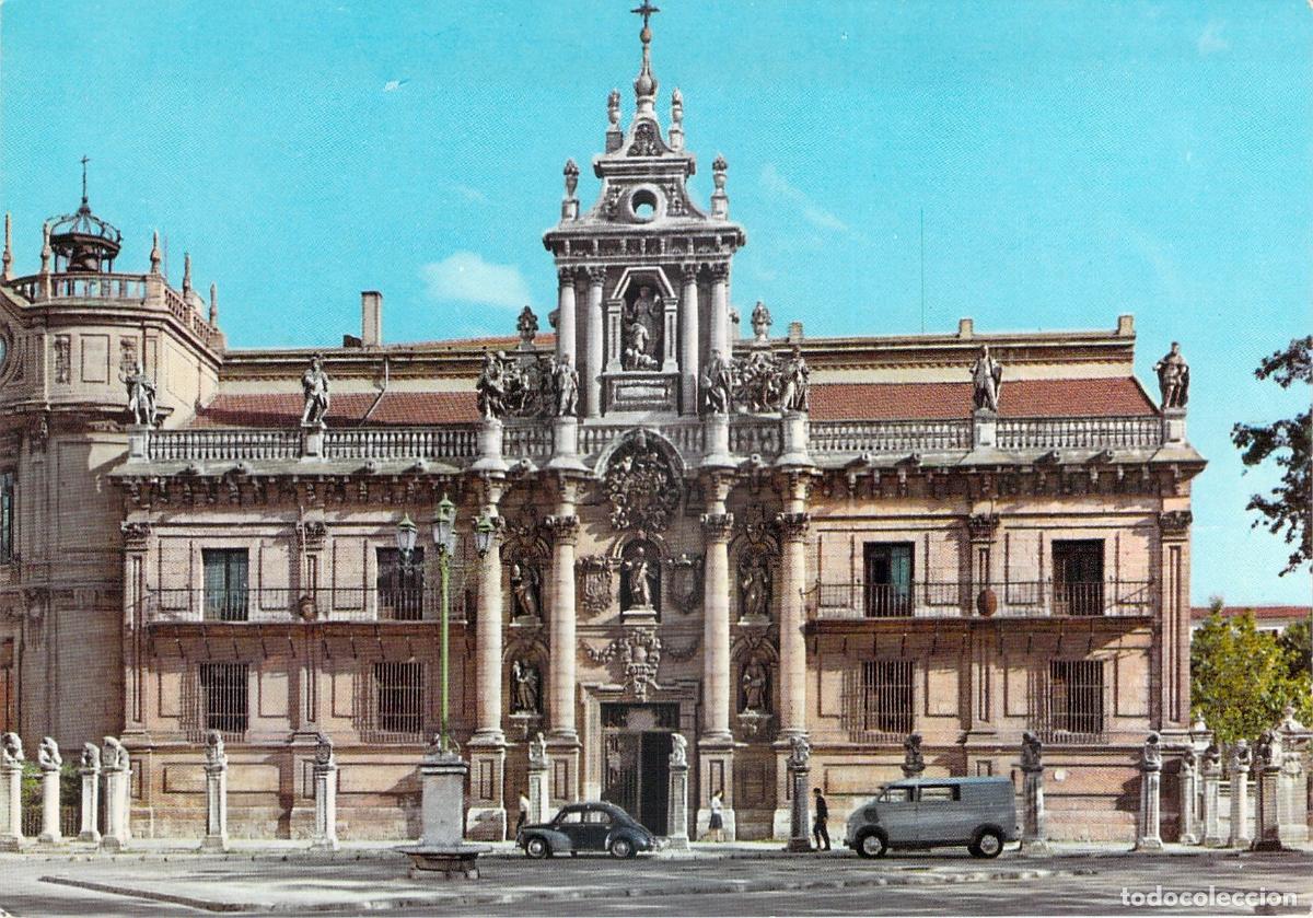 Postales: Postal de la Fachada de la Universidad de Valladolid