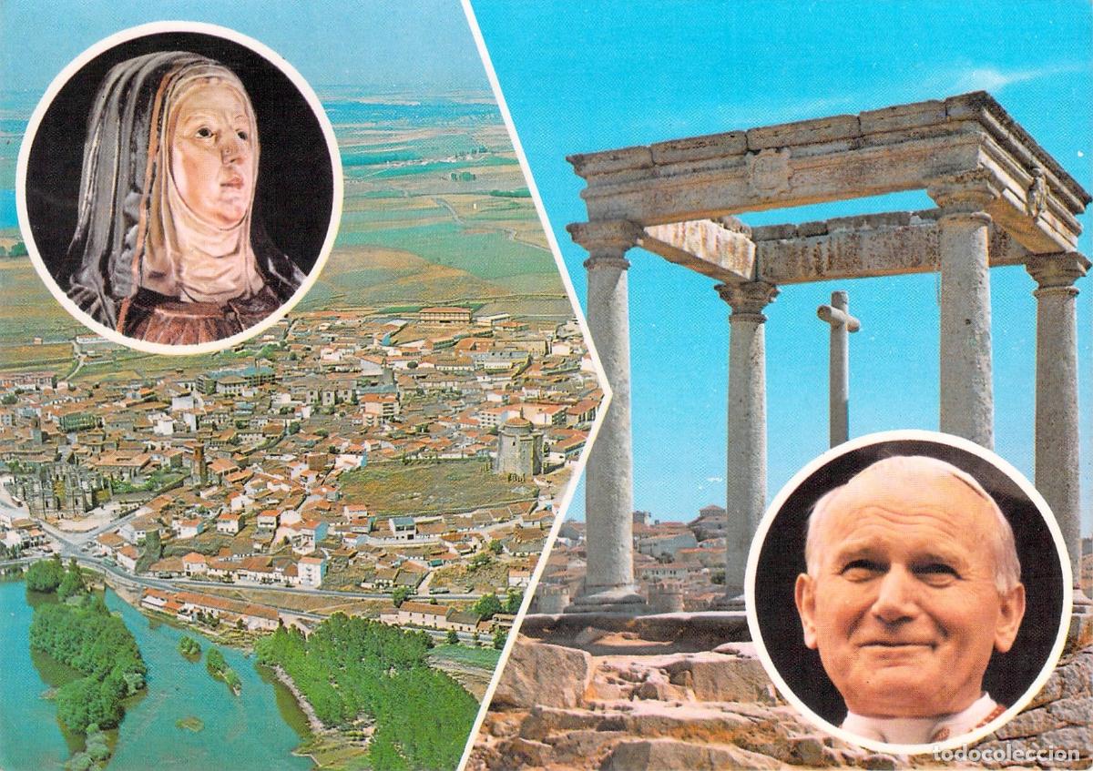 Postales: Postal Visita del Papa Juan Pablo II a Alba de Tormes y &Aacute;vila