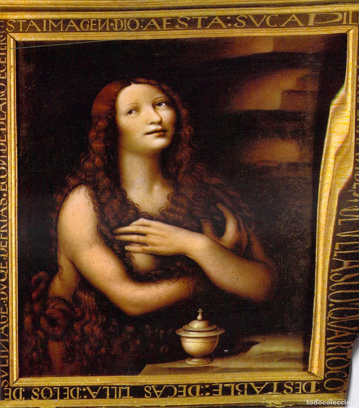 Postales: Postal de Arte Catedral de Burgos La Magdalena Leonardo da Vinci