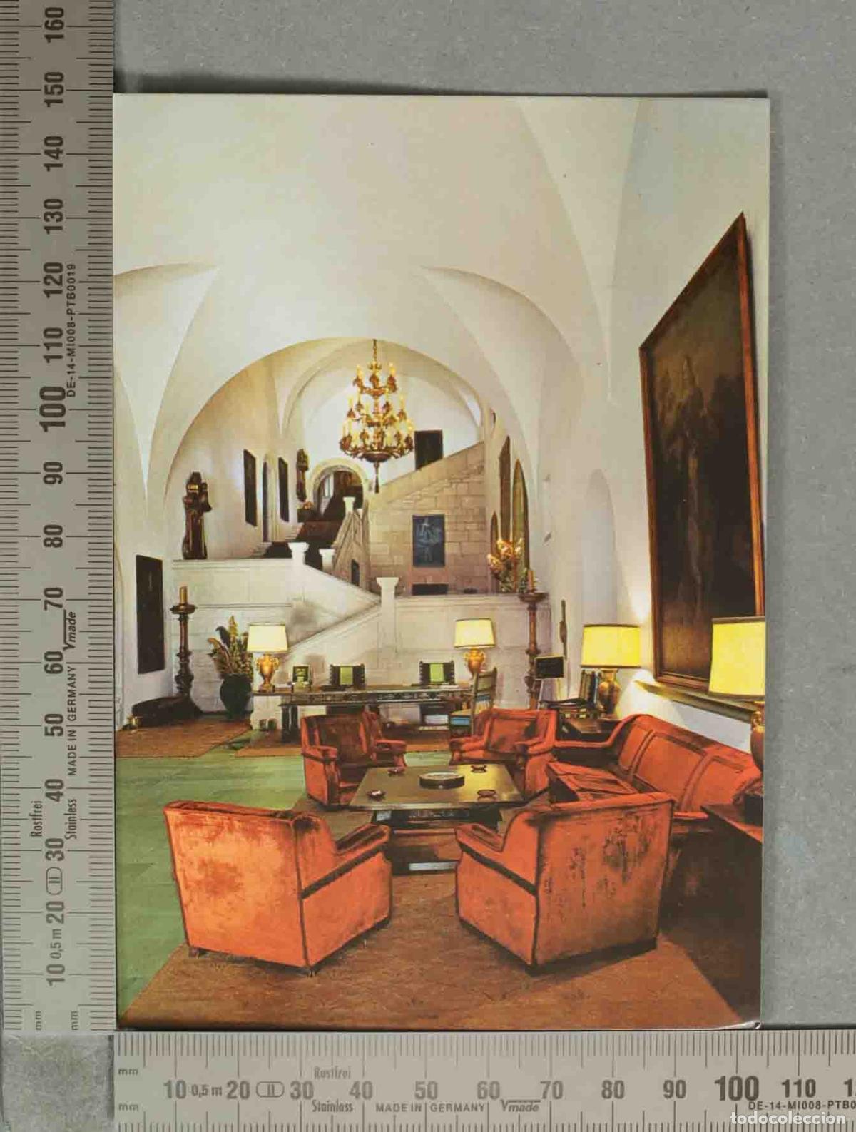 Postales: POSTAL. Le&oacute;n - Hostal de San Marcos - El vest&iacute;bulo de entrada de los salones