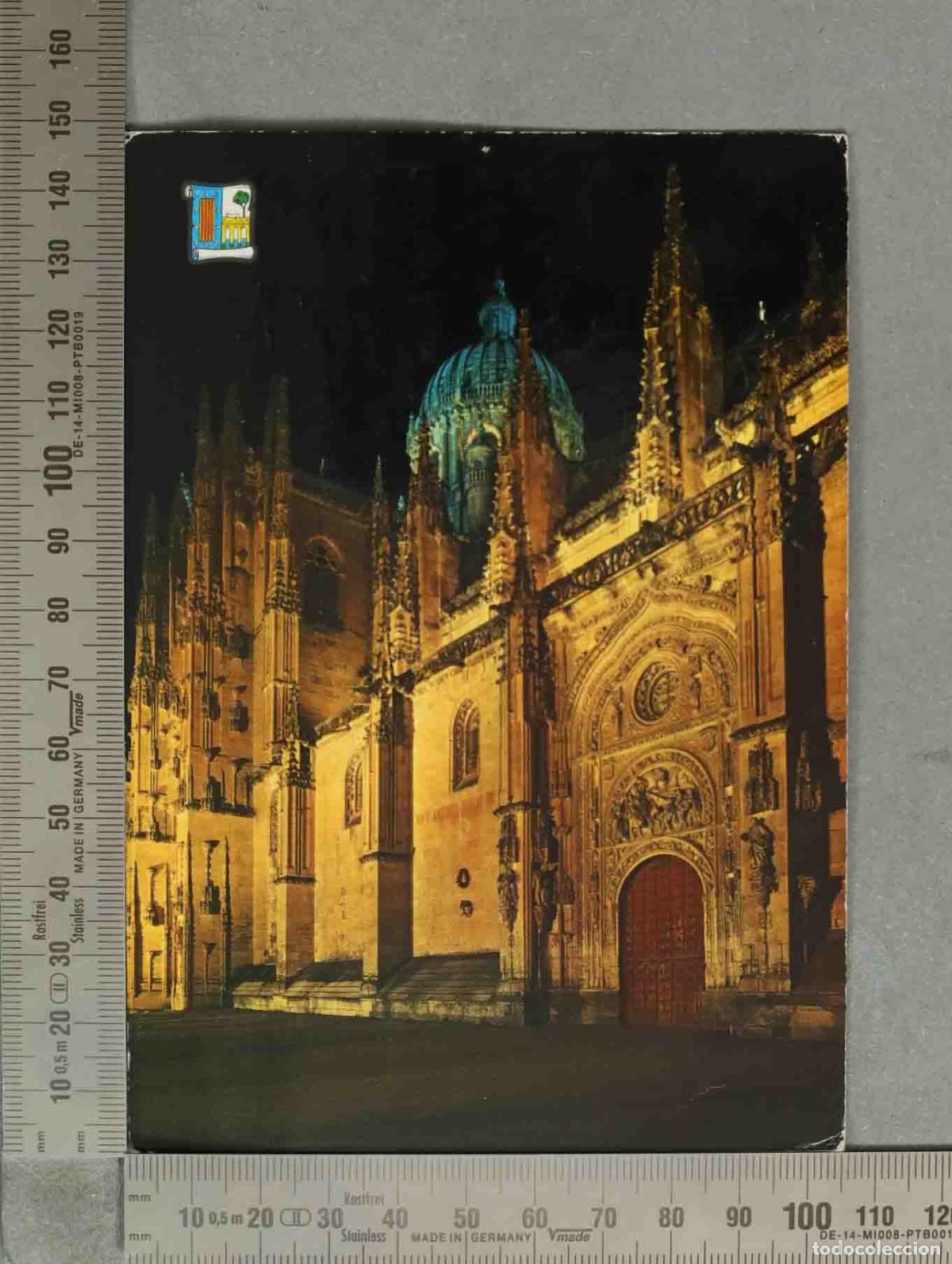 Postales: POSTAL. Salamanca - Catedral Nueva - Vista nocturna