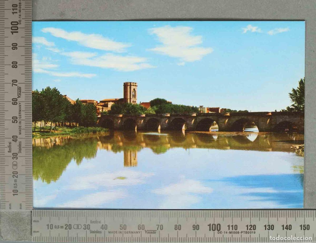 Postales: POSTAL. Palencia - Puente Mayor e Iglesia de San Miguel