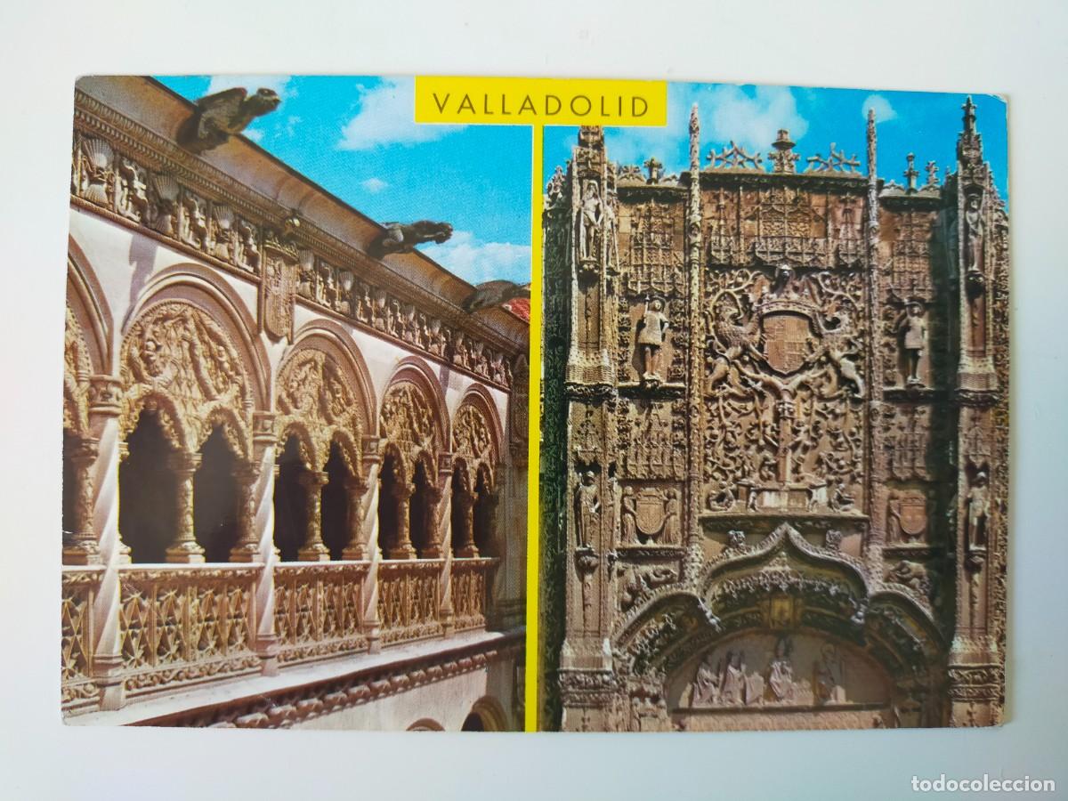 Postales: Postal VALLADOLID: Colegio de San Gregorio. Patio y Fachada detalles - Edic Garc&iacute;a Garrabella.