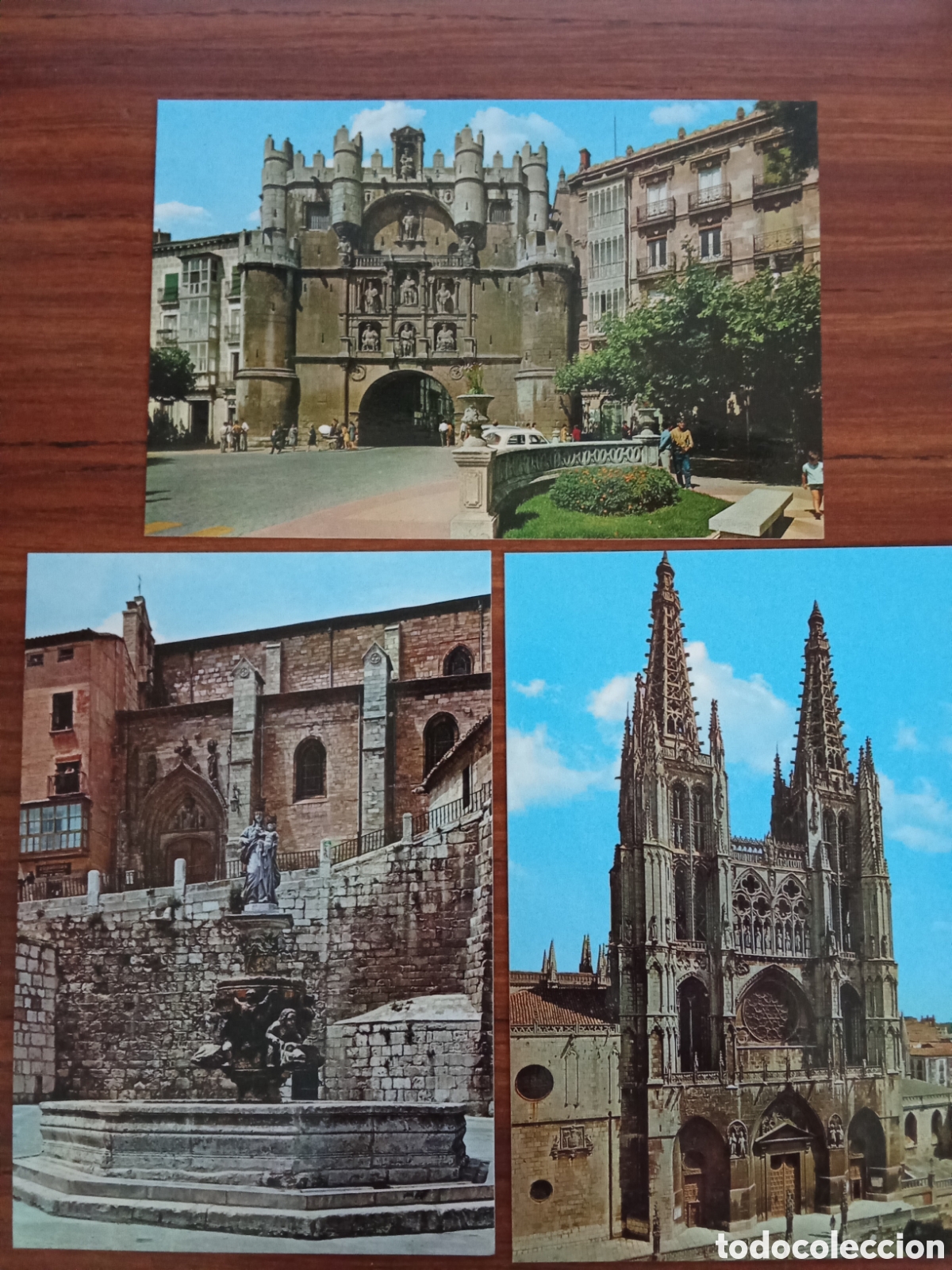 Postales: lote de 3 postales de BURGOS , sin circular, JMJ