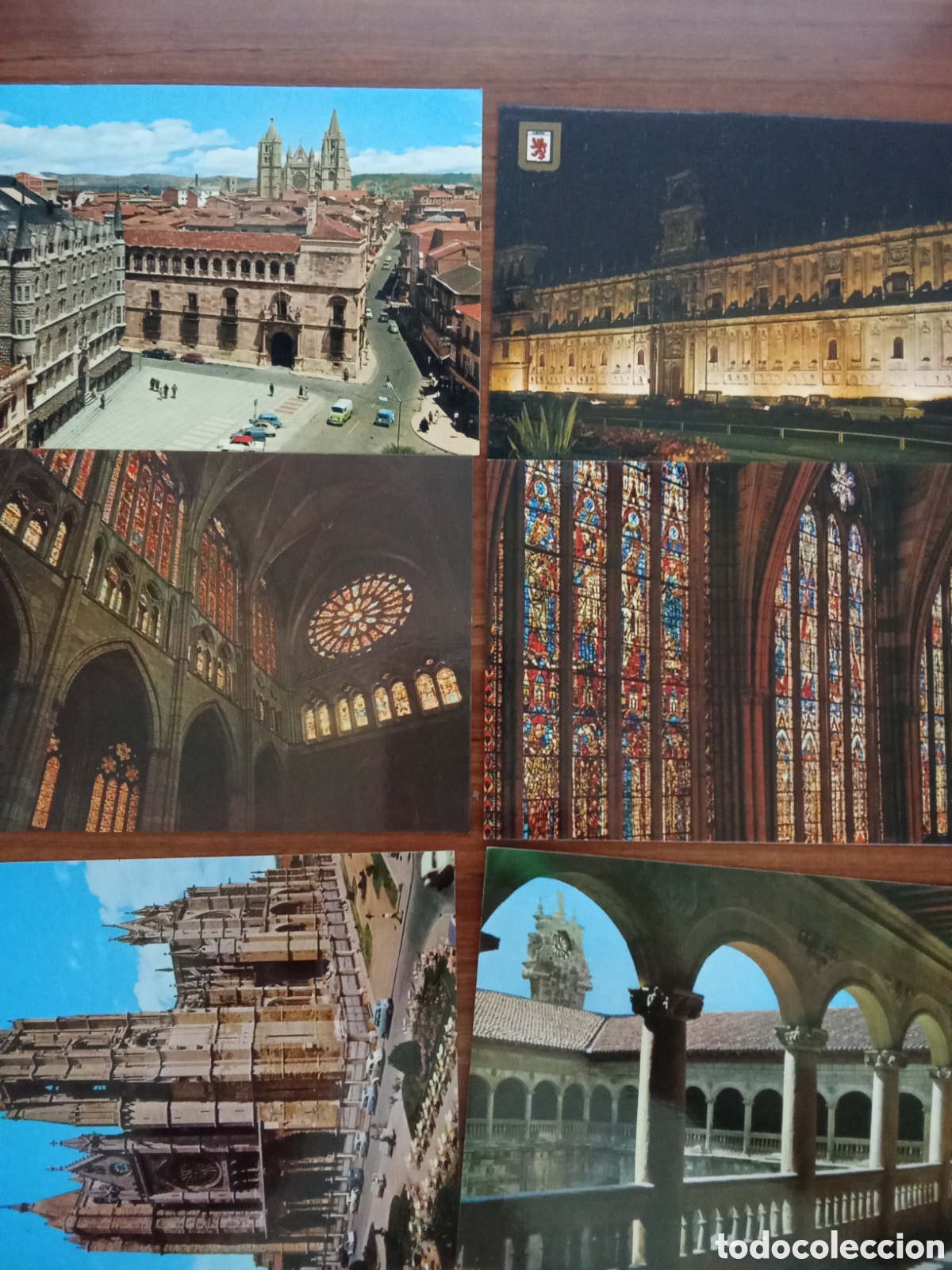 Postales: lote de 6 postales de LEON , sin circular, JMJ