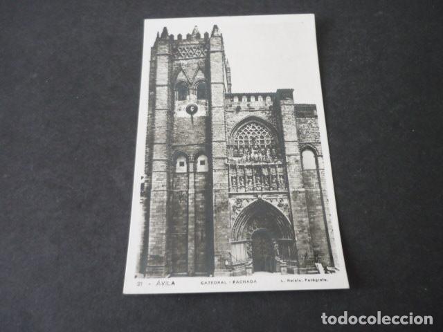 Postales: AVILA CATEDRAL FACHADA