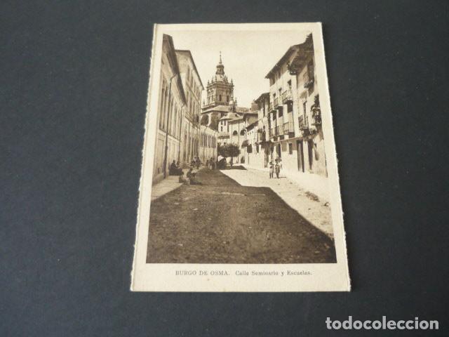 Postais: BURGO DE OSMA SORIA CALLE SEMINARIO Y ESCUELAS