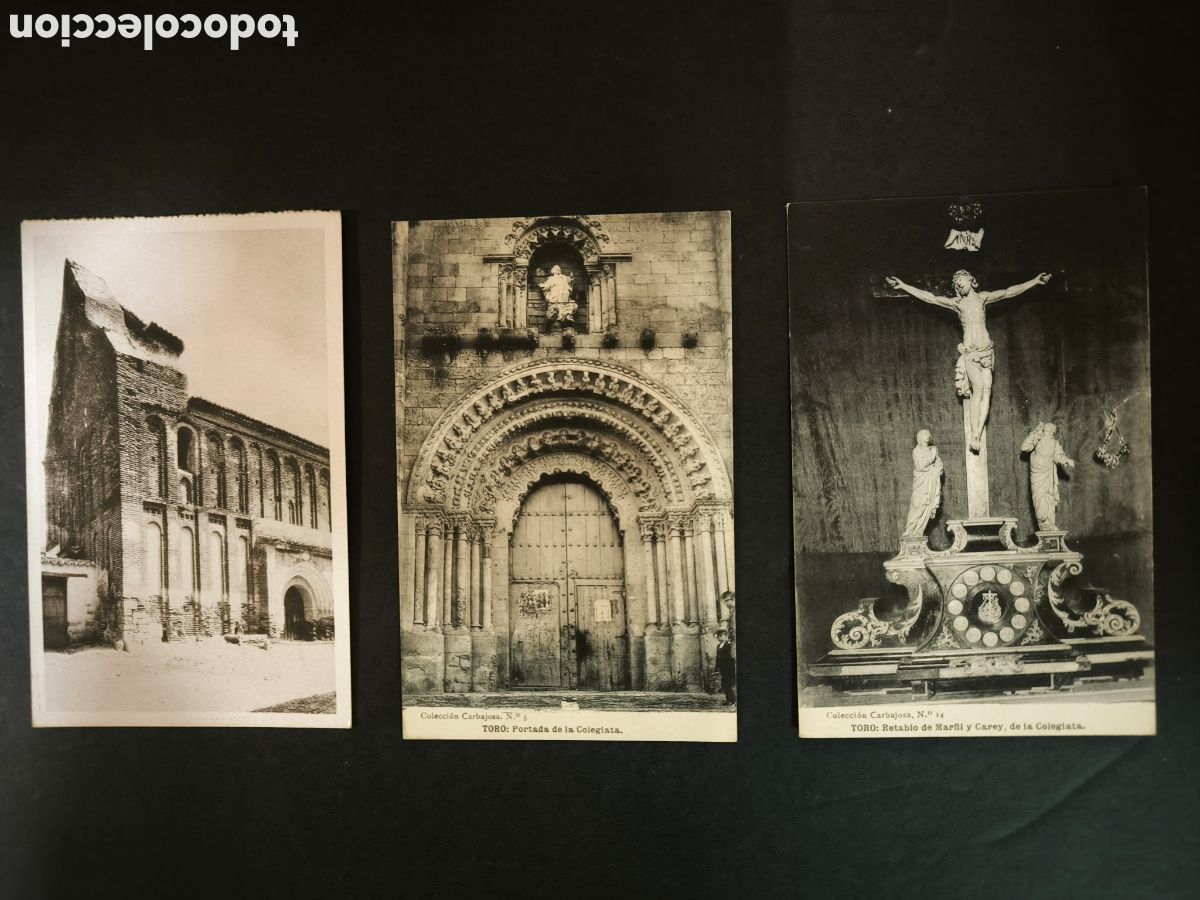 Postales: 3 postales de Toro, Zamora. Colecci&oacute;n Carbajosa.