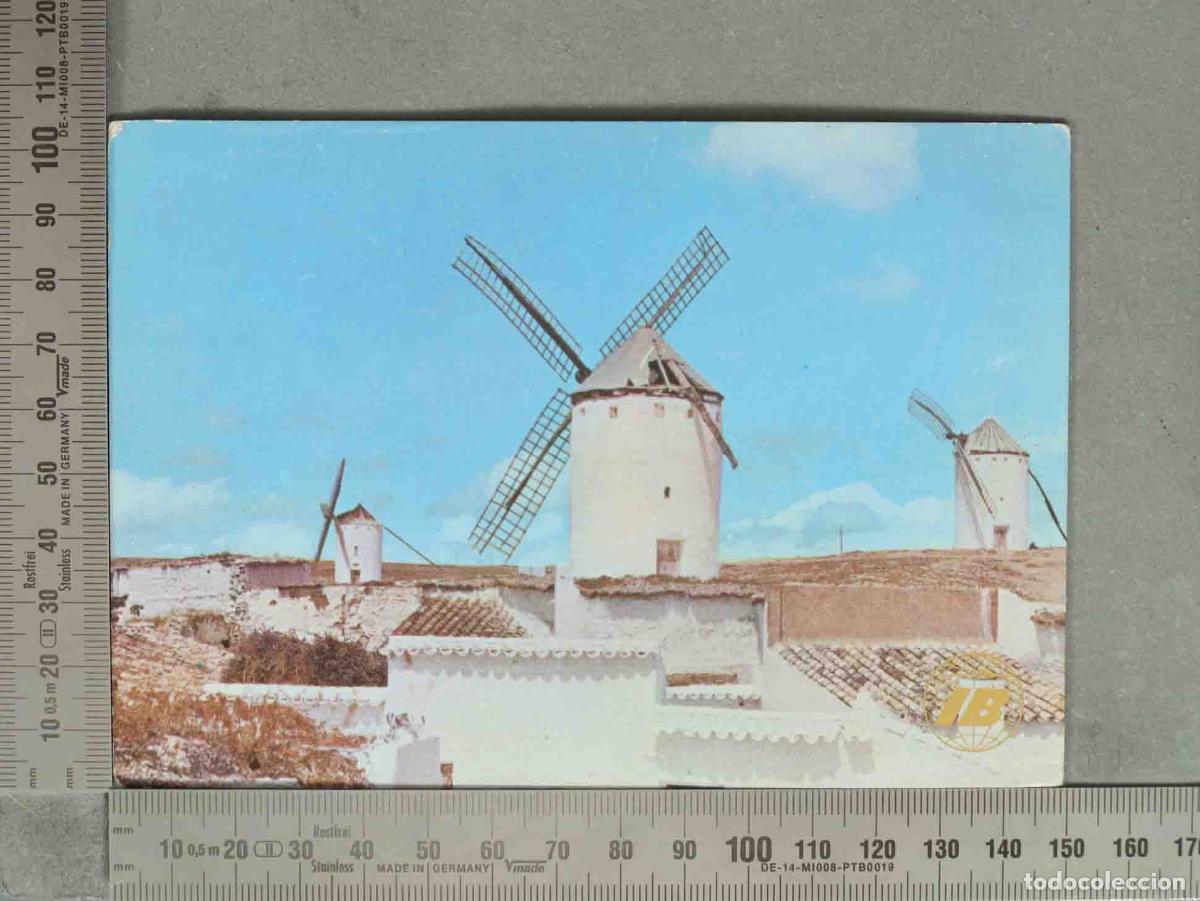 Postales: POSTAL. Campo de Criptana - Ruta del Quijote - Molinos de viento - Ciudad Real