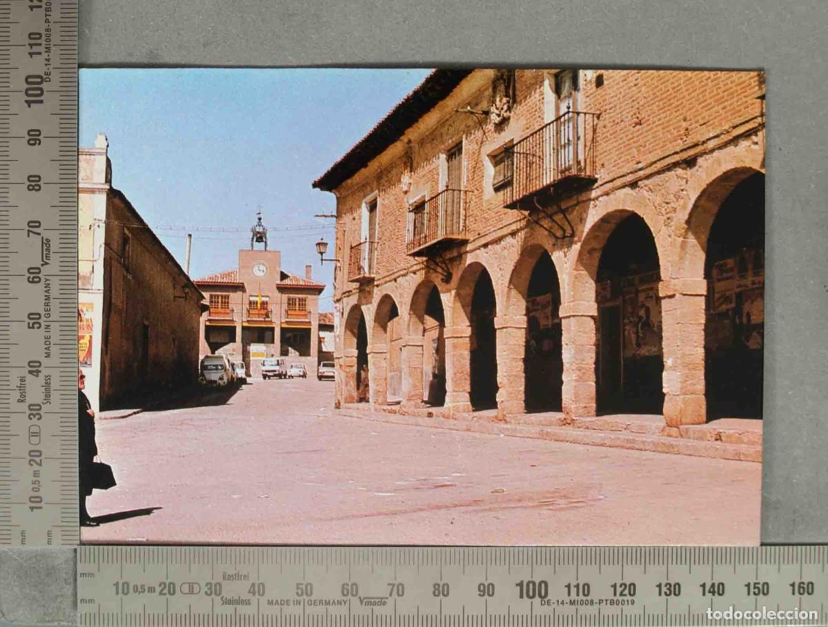 Postales: POSTAL. VALDERAS (LEON) Arcos y Ayuntamiento