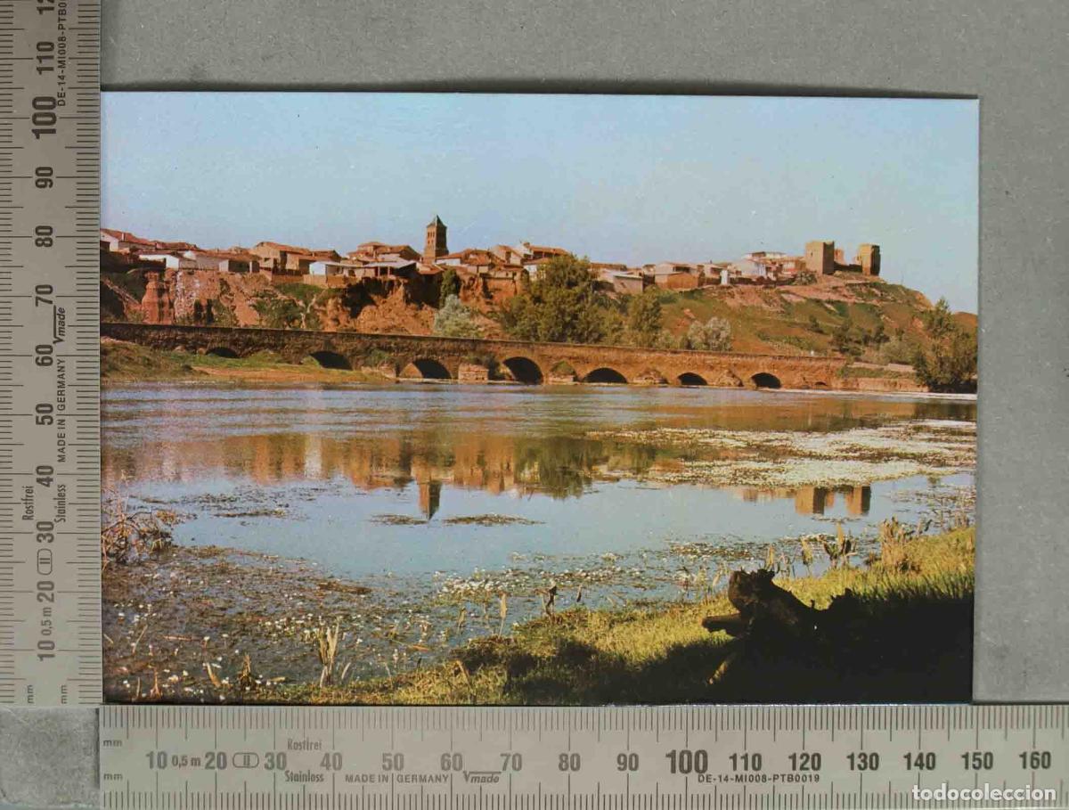 Postales: POSTAL. VALDERAS (LEON) Puente romano sobre el rio Cea