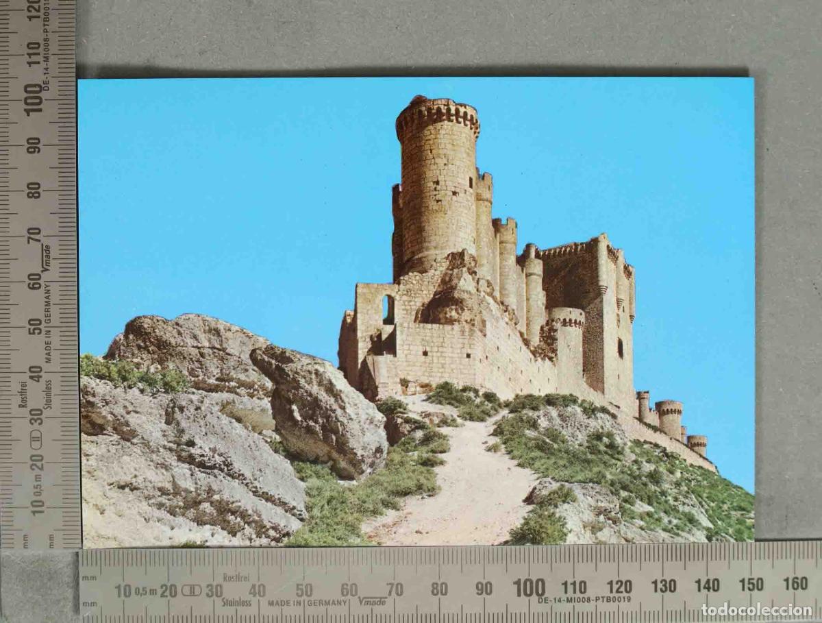 Postales: POSTAL. CASTILLOS DE ESPA&Ntilde;A.De Pe&ntilde;afiel (Valladolid