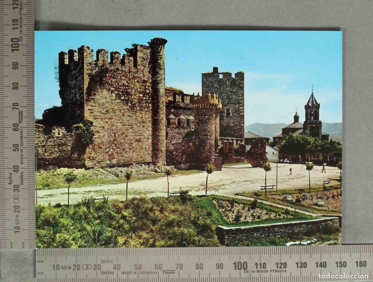 Postales: POSTAL. PONFERRADA Castillo de los Templarios