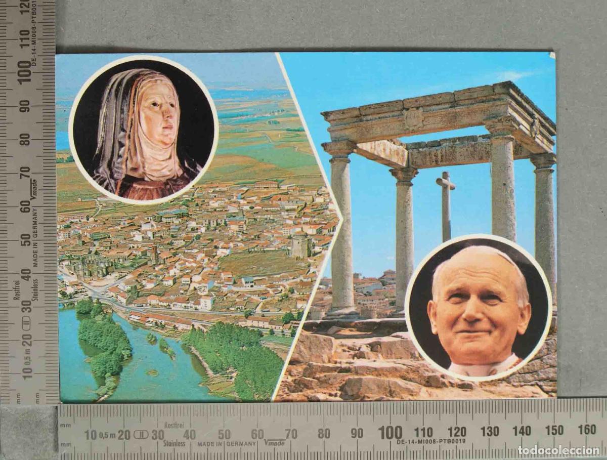 Postales: POSTAL. Alba de Tormes - Visita del Papa Juan Pablo II - Santa Teresa de Jes&uacute;s