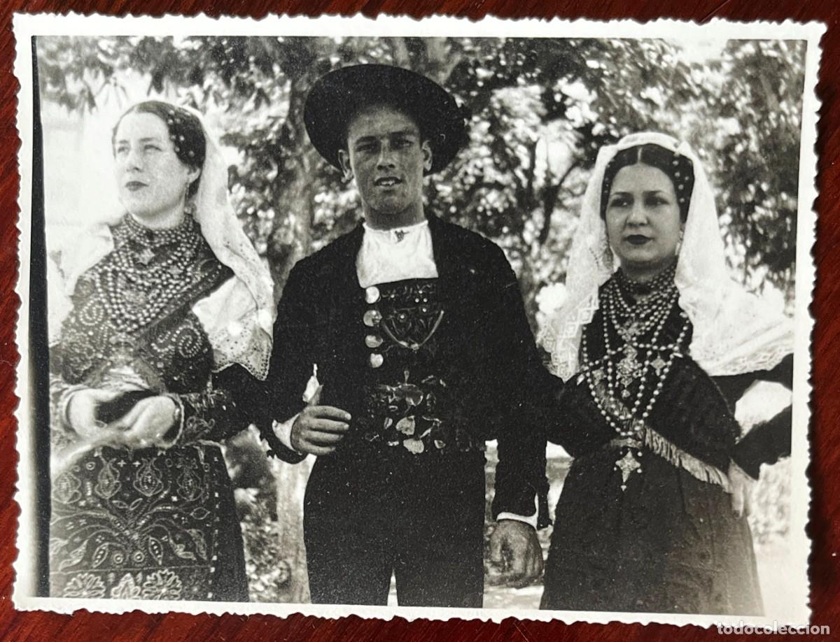 Postales: ANTIGUA FOTOGRAFIA DE SALAMANCA, TRES CHARROS CON TRAJES REGIONALES, MIDE 12 X 9 CMS. APROXIMADAMENT