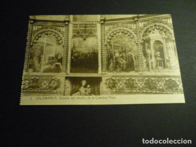 Postales: SALAMANCA DETALLE DEL RETABLO DE LA CATEDRAL VIEJA ED. LIBRERIA A. GARCIA