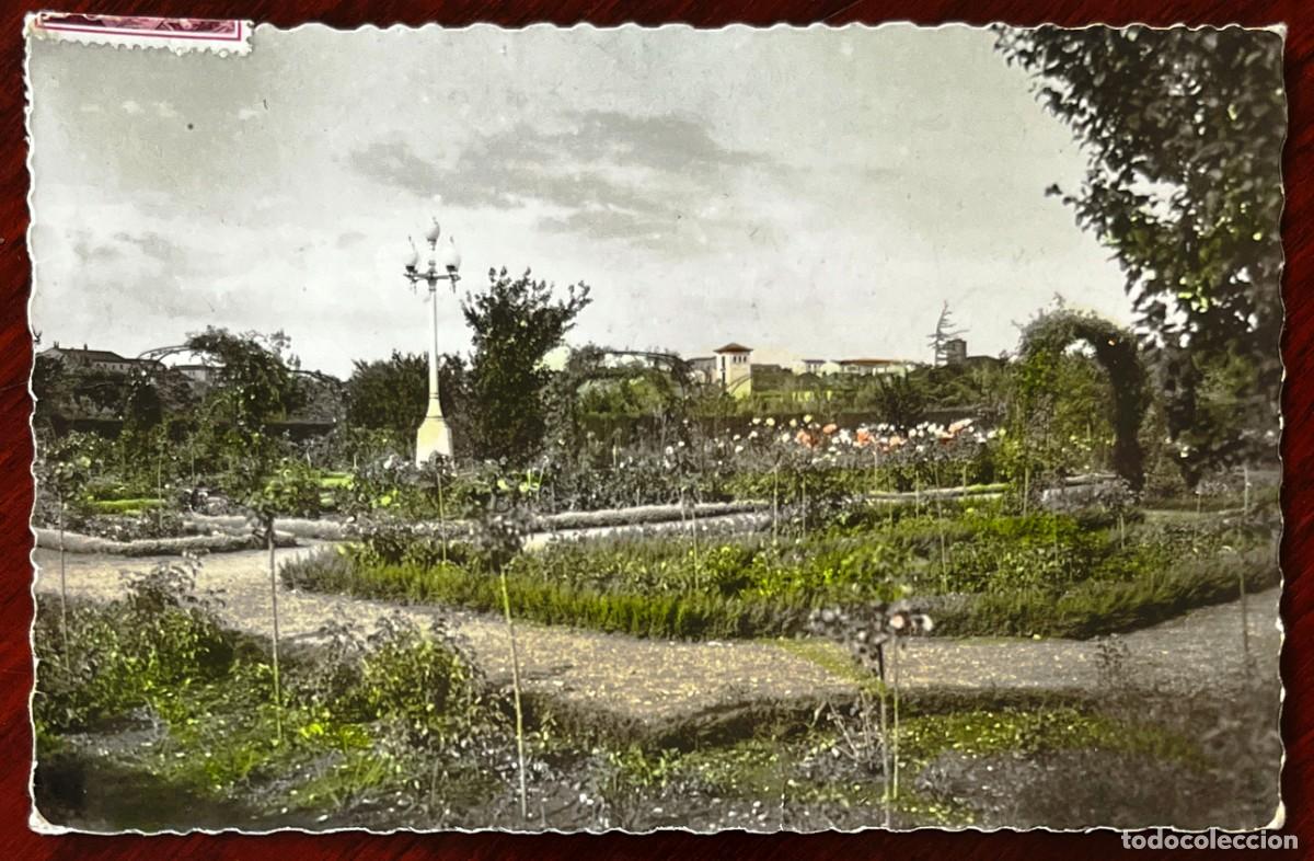 Postales: Foto postal de Soria,14, parque municipal. Rosaleda, Garrabella, circulada