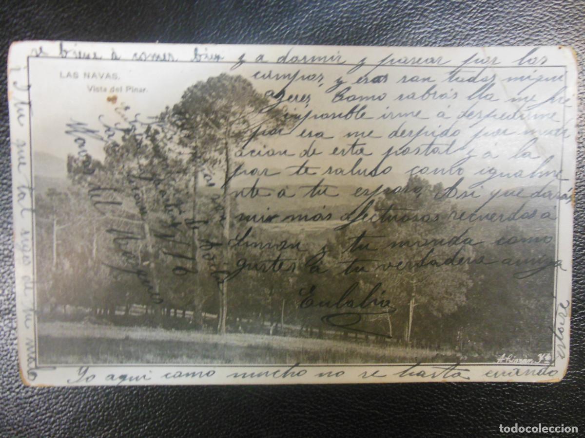 Postales: TARJETA POSTAL DE LAS NAVAS DEL MARQUES AVILA - VISTA DEL PINAR 1911